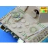 1/48 SdKfz.171 Panther Ausf.G Late Model Grills for Tamiya kit