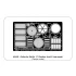 1/48 SdKfz.171 Panther Ausf.G Late Model Grills for Tamiya kit