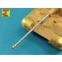 1/48 German King Tiger Turret 8.8cm KwK 43/3 (L/71) Gun Barrel for Tamiya kits