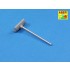 1/48 US 76mm M1A2 Barrel with Thread Protector for Sherman M4 for Tamiya kit