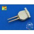 1/700 38.1cm Long Barrels for Turrets without Anti-blast for HMS Hood (8pcs)
