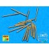 1/700 15.2cm Barrels for British Navy Ships: Nelson, Rodney (12pcs)