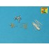1/700 Italian Battleship RN Roma/Littorio/Vittorio Veneto Barrels Set
