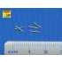 1/72 Metal Barrels for German Tank MG34 Machine Guns (5pcs)