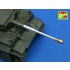 1/72 Metal Barrels for German Tank MG34 Machine Guns (5pcs)