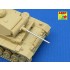 1/72 Metal Barrels for German Tank MG34 Machine Guns (5pcs)