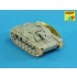 1/72 StuK.40 L/48 7.5cm Barrel Early Model Muzzle Brake for StuG.III Ausf.F/8&Ausf.G Early
