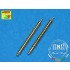 Barrels for 1/24 German 7.92mm MG17 Aircraft Machine Guns (2pcs)