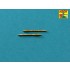 1/32 German 13mm Aircraft Machine Guns MG 131 (late type) Barrels Set (2pcs)