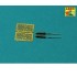 1/72 WWI German 7.9mm lMG 08/15 Spandau Machine Gun Barrels