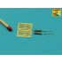 1/72 WWI German 7.9mm lMG 08/15 Spandau Machine Gun Barrels