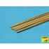 Brass Round Rods 0.6mm (Length: 250mm, 8pcs)
