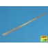 Brass Round Rods 0.6mm (Length: 250mm, 8pcs)
