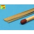 Brass Round Rods 0.6mm (Length: 250mm, 8pcs)