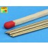 Brass Round Rods - D: 1.0mm; Length: 250mm (x5pcs)