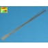Brass Round Rods - D: 1.0mm; Length: 250mm (x5pcs)