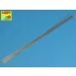 Brass Round Rods - D: 1.0mm; Length: 250mm (x5pcs)