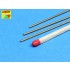 Brass Round Rods - D: 1.1mm; Length: 250mm (x3pcs)
