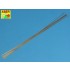 Brass Round Rods 1.2mm (Length: 250mm, 3pcs)