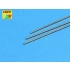 Brass Round Rods 1.2mm (Length: 250mm, 3pcs)