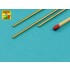 Brass Round Rods (diameter: 1.5mm, length: 245mm, 3pcs)