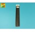 Brass Square Rods (diameter: 1.0mm, length: 245mm, 2pcs)