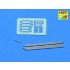 1/35 Barrel Cleaning Rods with Brackets for Tiger I Tunisia for Tamiya kit