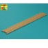 Wooden Round Rods (diorama: 4mm, length: 245mm, 8pcs)