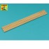 Wood Round Rods (Diameter: 5mm, length: 245mm, 6pcs)