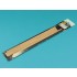 Wood Round Rods (Diameter: 5mm, length: 245mm, 6pcs)