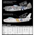 1/72 Republic P-47D Thunderbolt and North-American F-86E "Gabreski" [Special Edition]