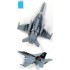 1/72 USN F/A-18F "VFA-154 Black Knights"