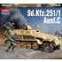 1/35 German Half-Track Armored Vehicle 251/1 Ausf.C Type Hanomag