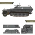 1/35 German Half-Track Armored Vehicle 251/1 Ausf.C Type Hanomag