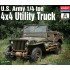 1/24 US Army 1/4 Ton 4x4 Utility Truck