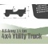 1/24 US Army 1/4 Ton 4x4 Utility Truck