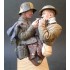 1/12 WWI Soldiers Lighting a Cigarette (2 busts)