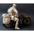 1/9 WWII Italian Motorbike Rider for Triumph Motorbike kits