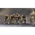 1/35 German Panzer Crew at Rest (5 Resin Figures)
