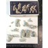 1/35 WWII German Hitler Youth 88 Flak Gun Crew in Berlin 1945 (7 Resin Figures)