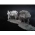 1/35 WWII Italian Campaign Kiwi Mulepacker (1 man, 2 mules w/stowage, handler, base)