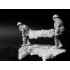 54mm Scale Allied SB Team: Transport of Wounded (3 figures w/stretcher & base)