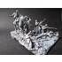 54mm Scale American Civil War Battle of Cedar Creek 1864 (8 figures w/base & low wall)