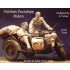 1/24 (75mm) WWII German Zundapp Riders (2 Resin Figures+Saddlebags)