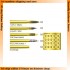 1/35 US 3 Inch Gun Ammo Set (Brass)