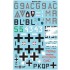 1/32 Monotone Messerschmitt Bf-110D/E/109G Decals