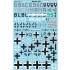 1/48 Monotone Messerschmitt Bf-110D Decals
