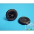 1/32 Messerschmitt Bf-109F Wheels + Paint Mask for Hasegawa kit