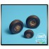 1/48 Arado Ar-234B Blitz Wheels + Paint Mask for Hasegawa kit