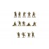 1/76 WWII US Paratroops (48 parts)